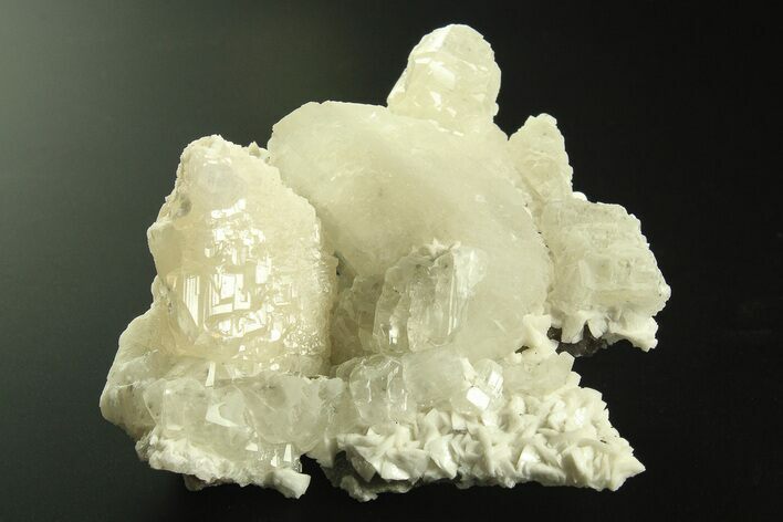 Rhombohedral Calcite Crystals on Dolomite - Moscona Mine, Spain #297586